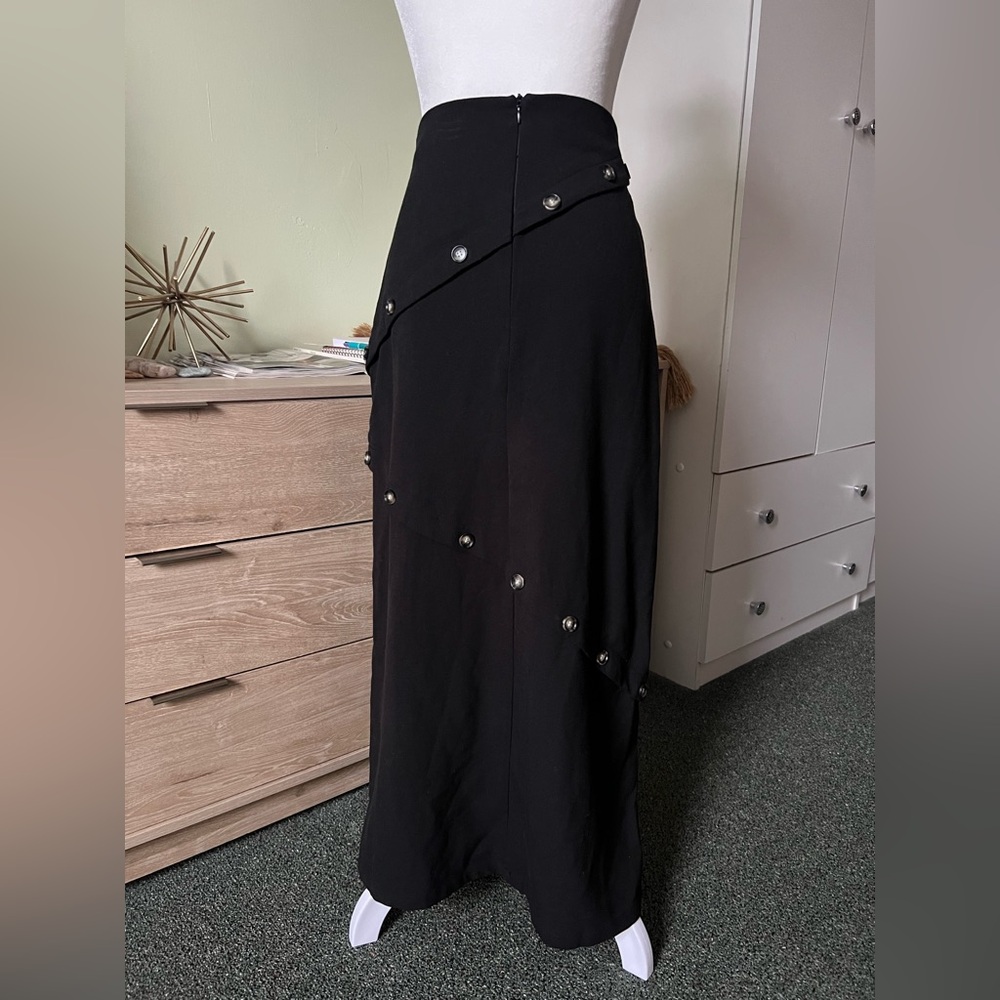 Udel Black Button Tailored Structured Chic High-W… - image 5